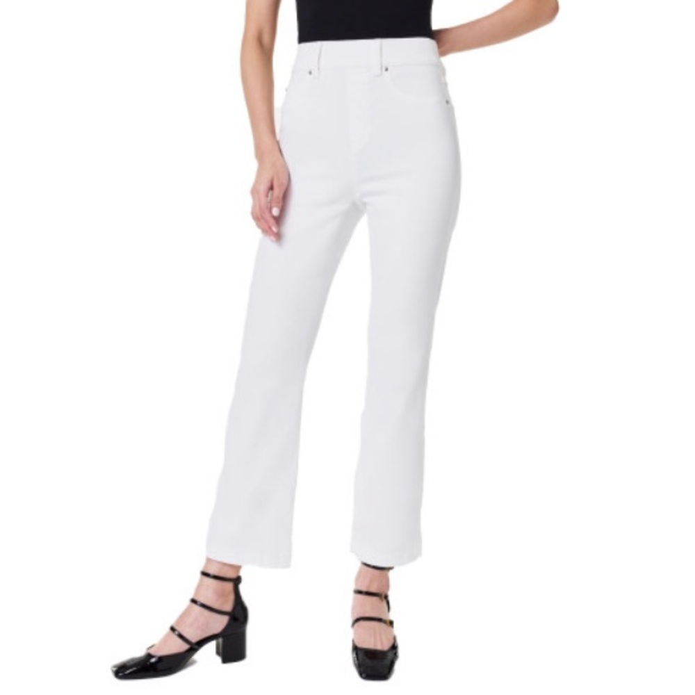 🌻Spanx 20854 Women's Spanx Kick Flare Jeans - White